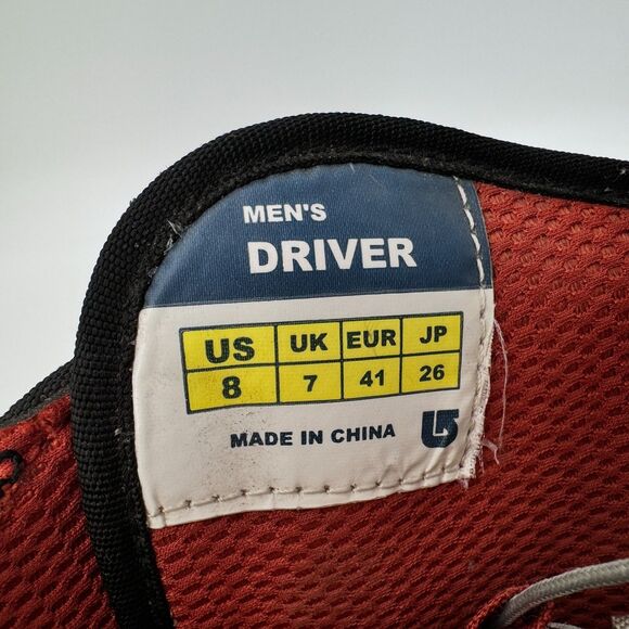 BURTON Driver Men's Black Rust Red Orange Snowboard Boots Size 8 - Picture 9 of 11